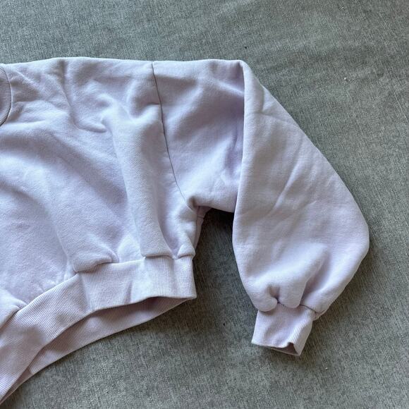 Aritzia Sweatfleece Cozy Fleece Cropped Sweater - Picture 3 of 4